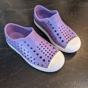 Native Shoes c11 purple iridescent